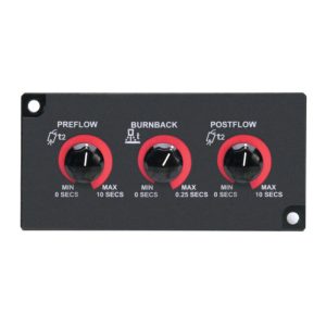 Kit de temporizador de preflujo, postflujo y quemado en retroceso.